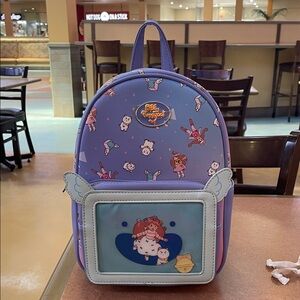Purple Kids Backpack with Cartoon Design